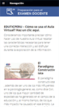 Mobile Screenshot of examendocente.com